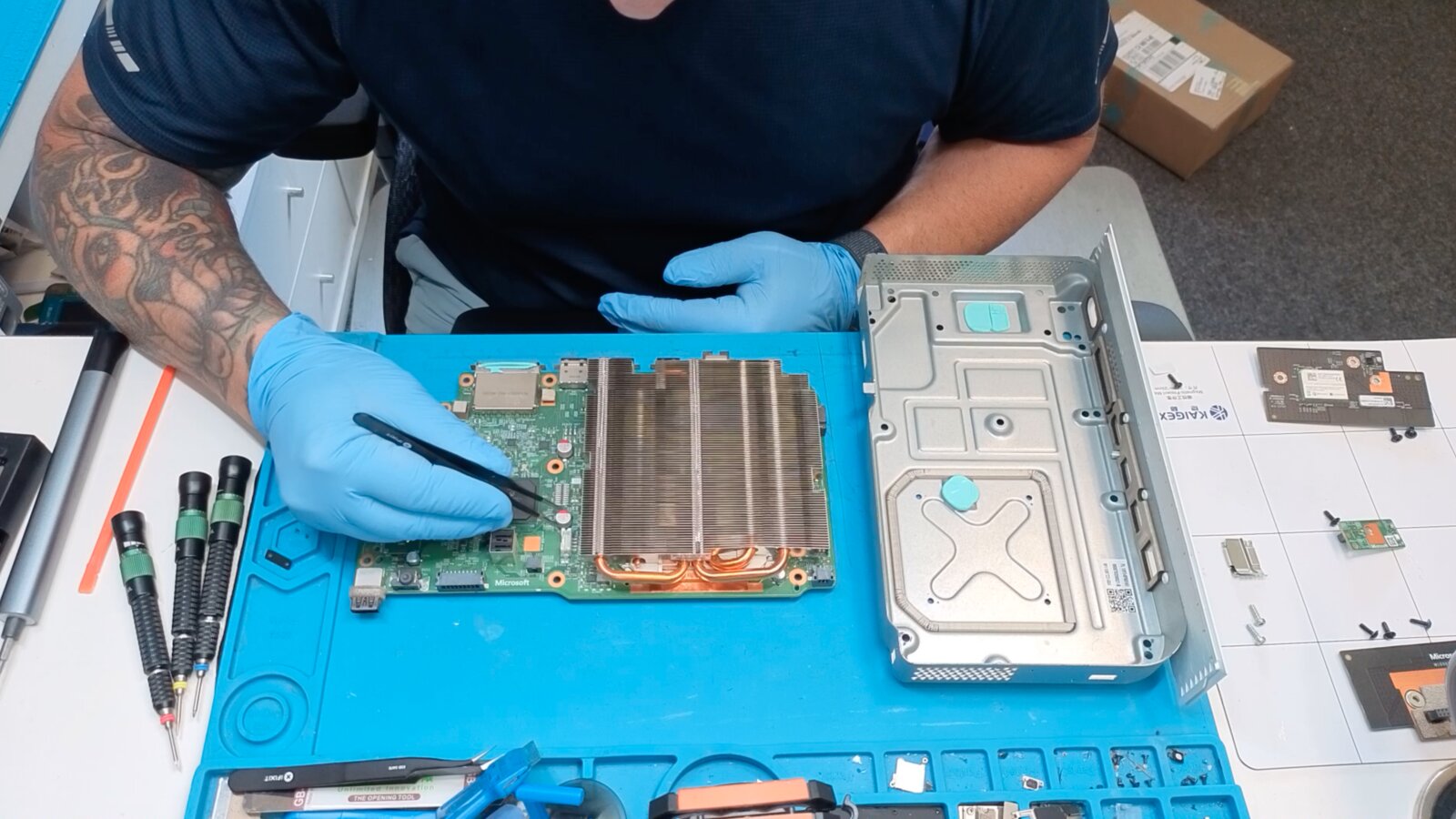 Microsoft Surface — glued-display and battery repair at ubrokeit in West Los Angeles
